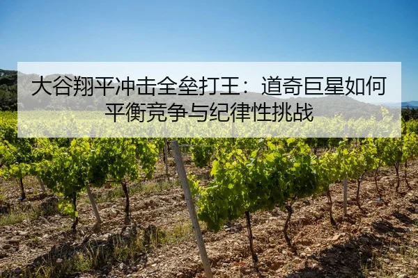 大谷翔平冲击全垒打王：道奇巨星如何平衡竞争与纪律性挑战
