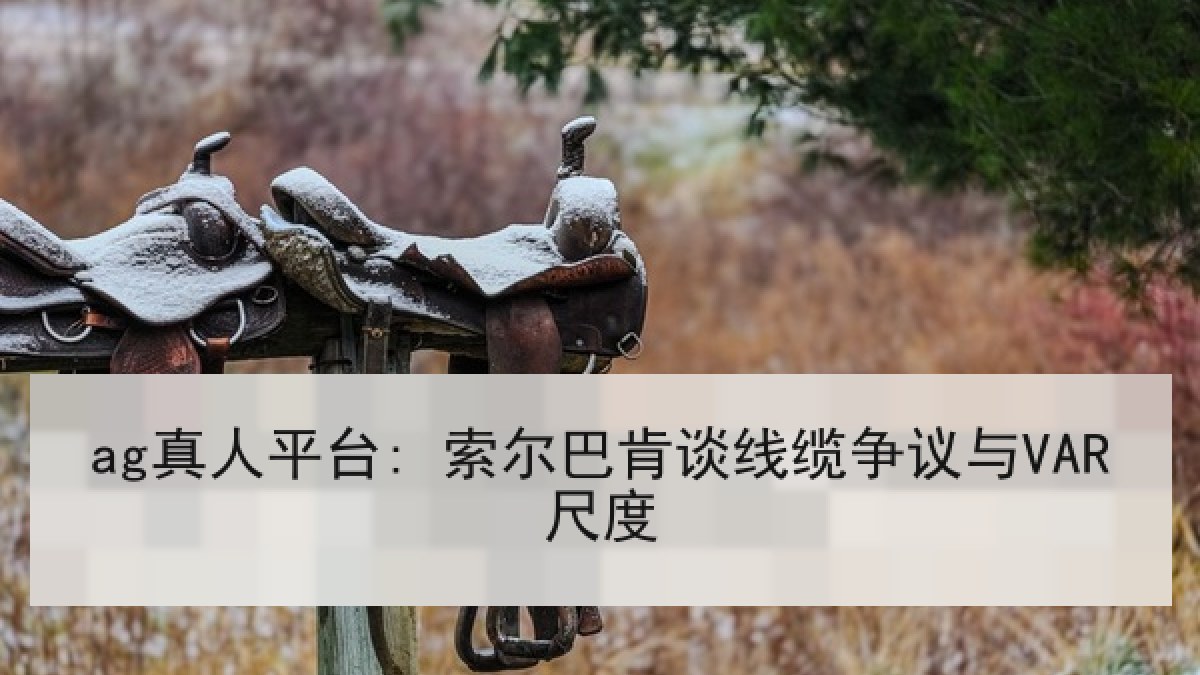 ag真人平台: 索尔巴肯谈线缆争议与VAR尺度